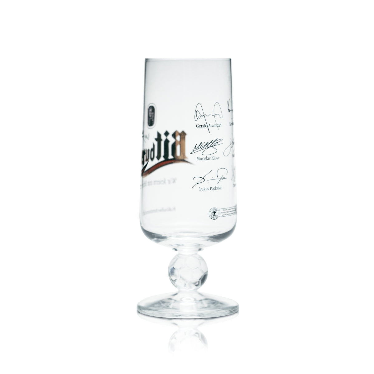 Bitburger Beer Glass 0.25l Tulip Cup 2006 World Cup Edition Collector's Glasses Germany – View 3