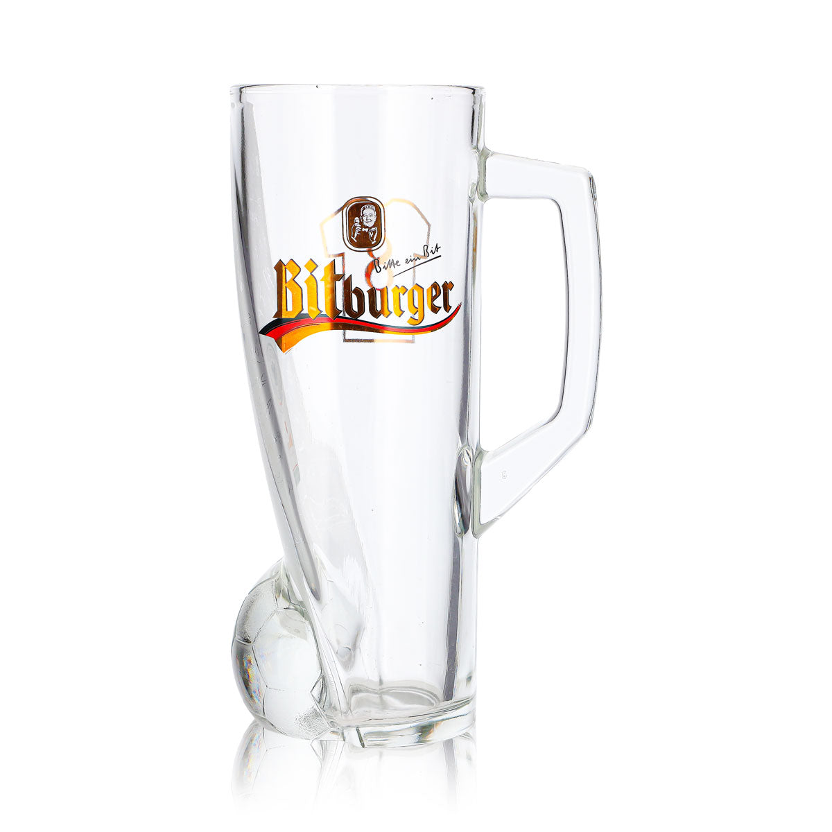Bitburger Beer Glass, 0.4 L Mug, DFB Premium, Non-Alcoholic, Jersey Number 8 – View 2