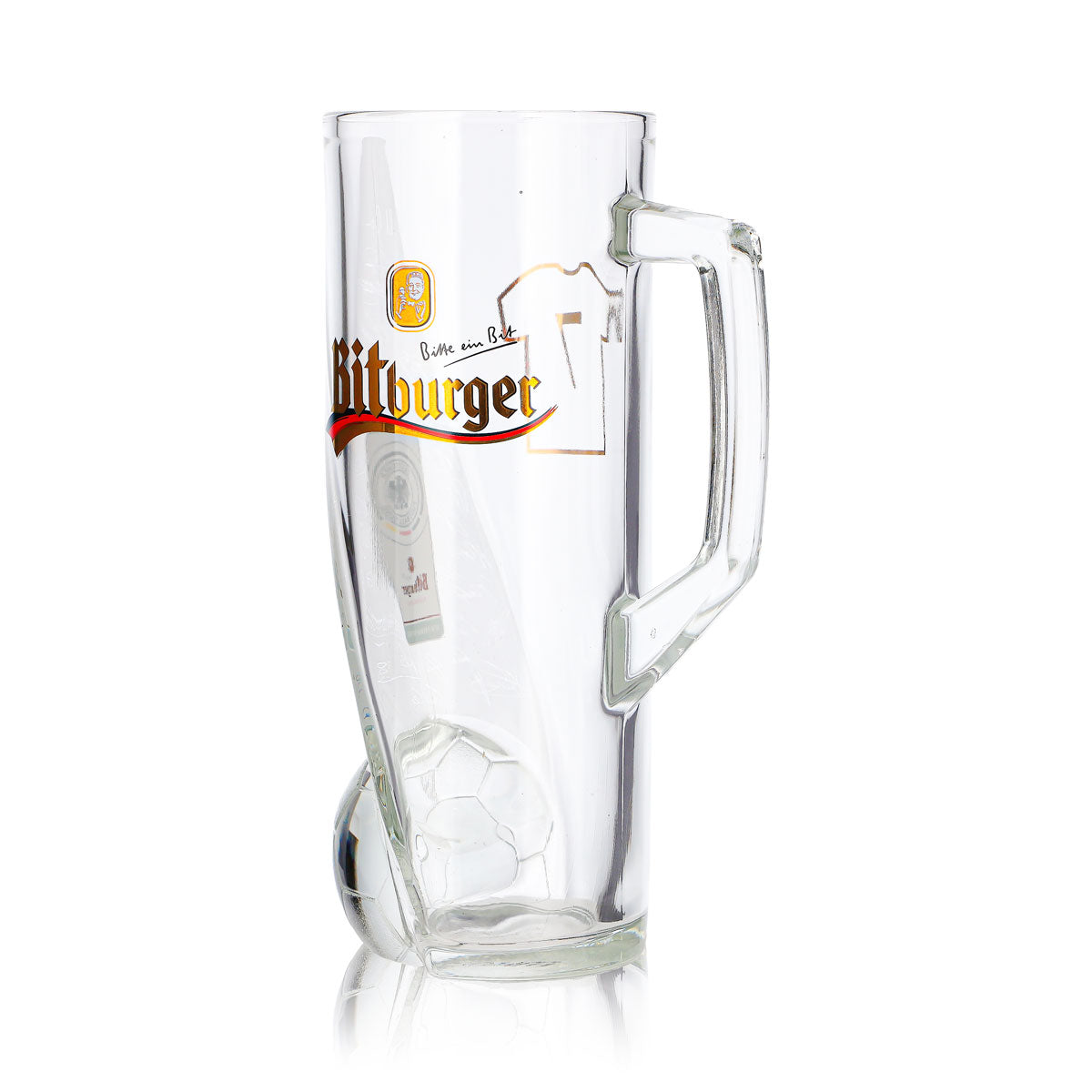 Bitburger Beer Glass, 0.4 L Mug, DFB Premium, Non-Alcoholic, Jersey Number 7 – View 6