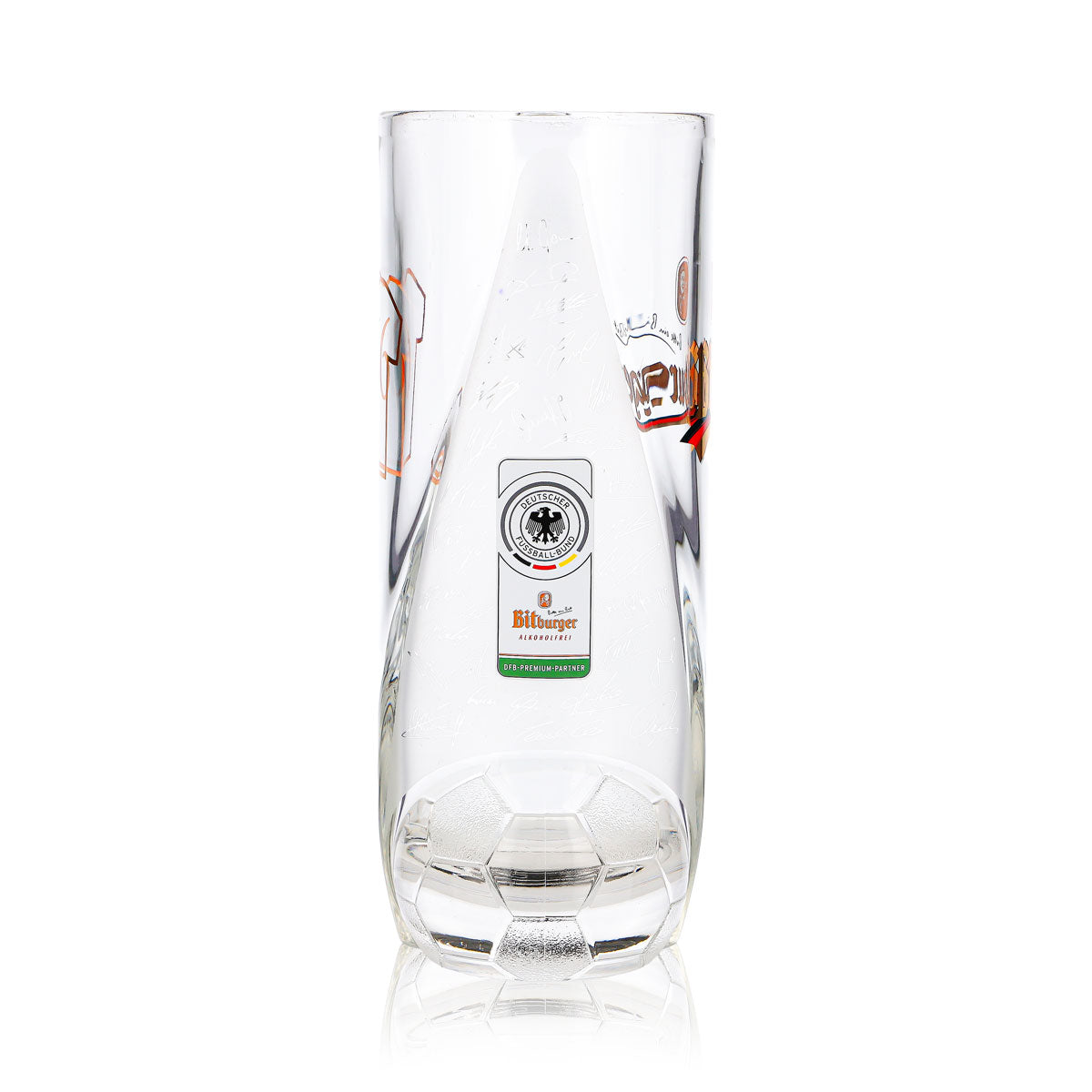 Bitburger Beer Glass, 0.4 L Mug, DFB Premium, Non-Alcoholic, Jersey Number 6 – View 4