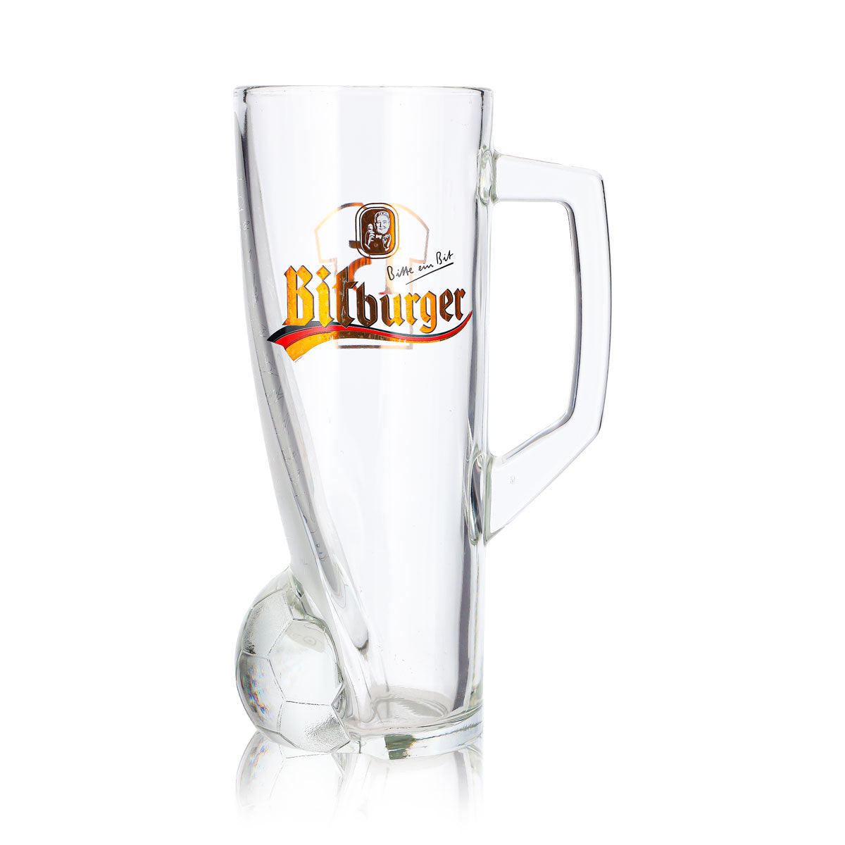 Bitburger Beer Glass, 0.4 L Mug, DFB Premium, Non-Alcoholic, Jersey Number 15 – View 2