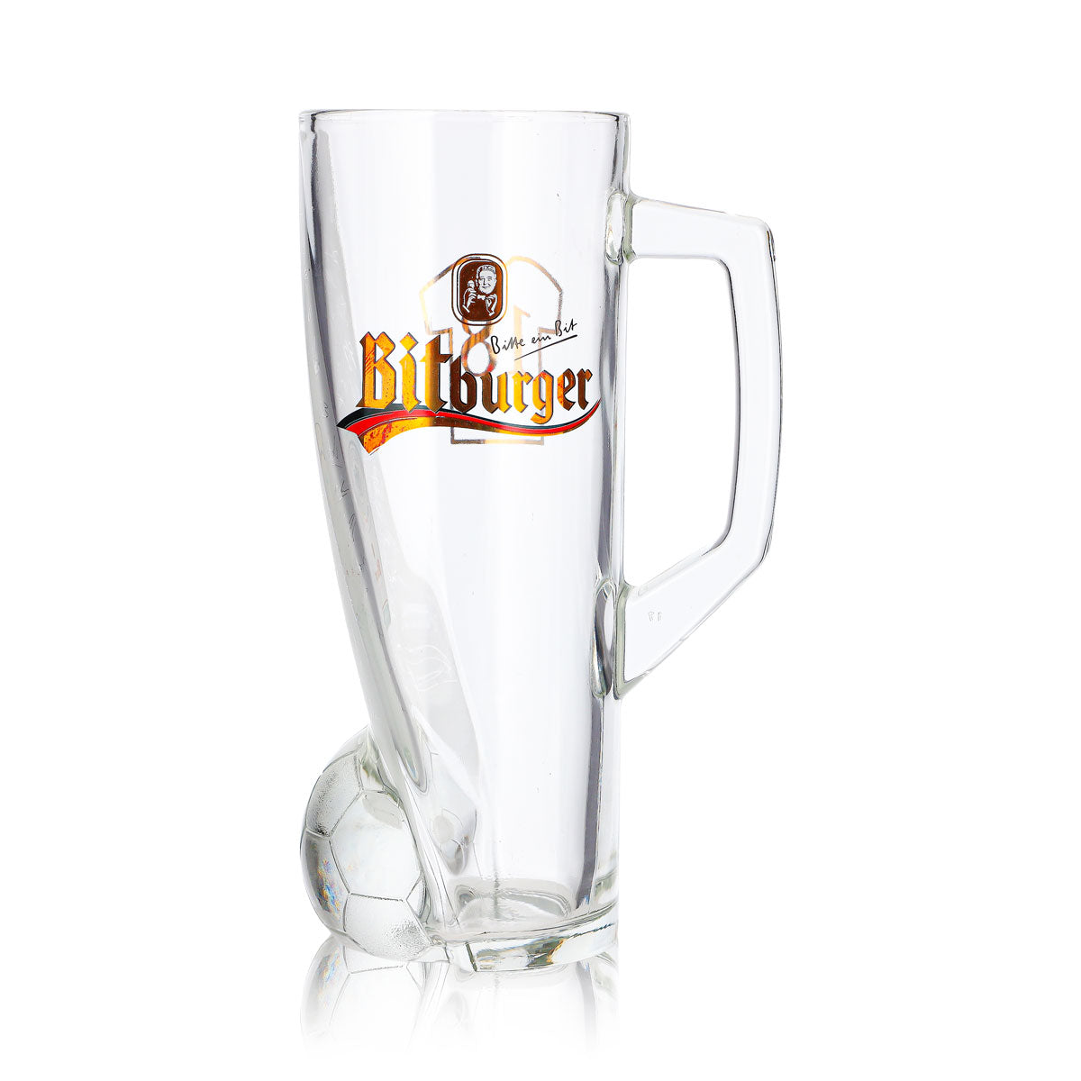 Bitburger Beer Glass, 0.4 L Mug, DFB Premium, Non-Alcoholic, Jersey Number 18 – View 2