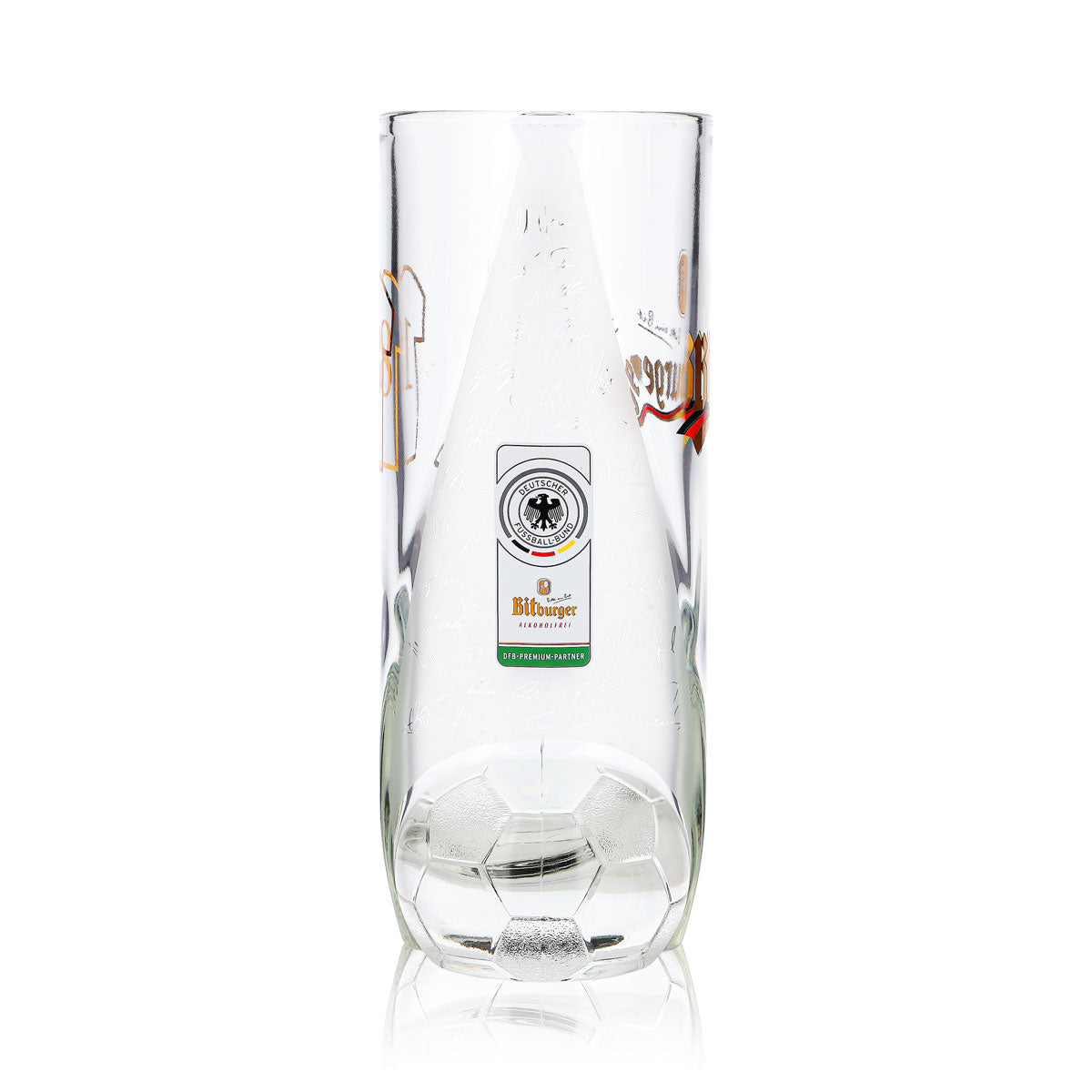 Bitburger Beer Glass, 0.4 L Mug, DFB Premium, Non-Alcoholic, Jersey Number 18 – View 4