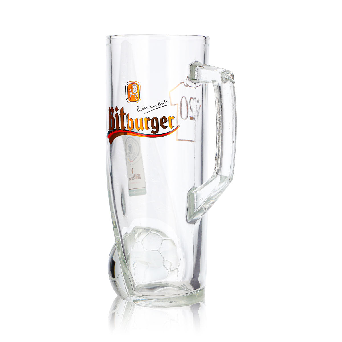 Bitburger Beer Glass, 0.4 L Mug, DFB Premium, Non-Alcoholic, Jersey Number 20 – View 6