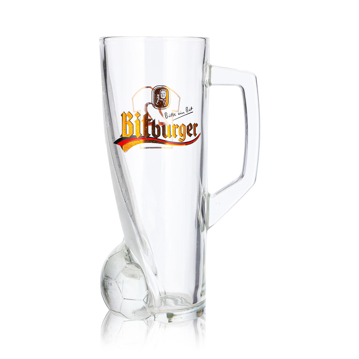 Bitburger Beer Glass, 0.4 L Mug, DFB Premium, Non-Alcoholic, Jersey Number 22 – View 2
