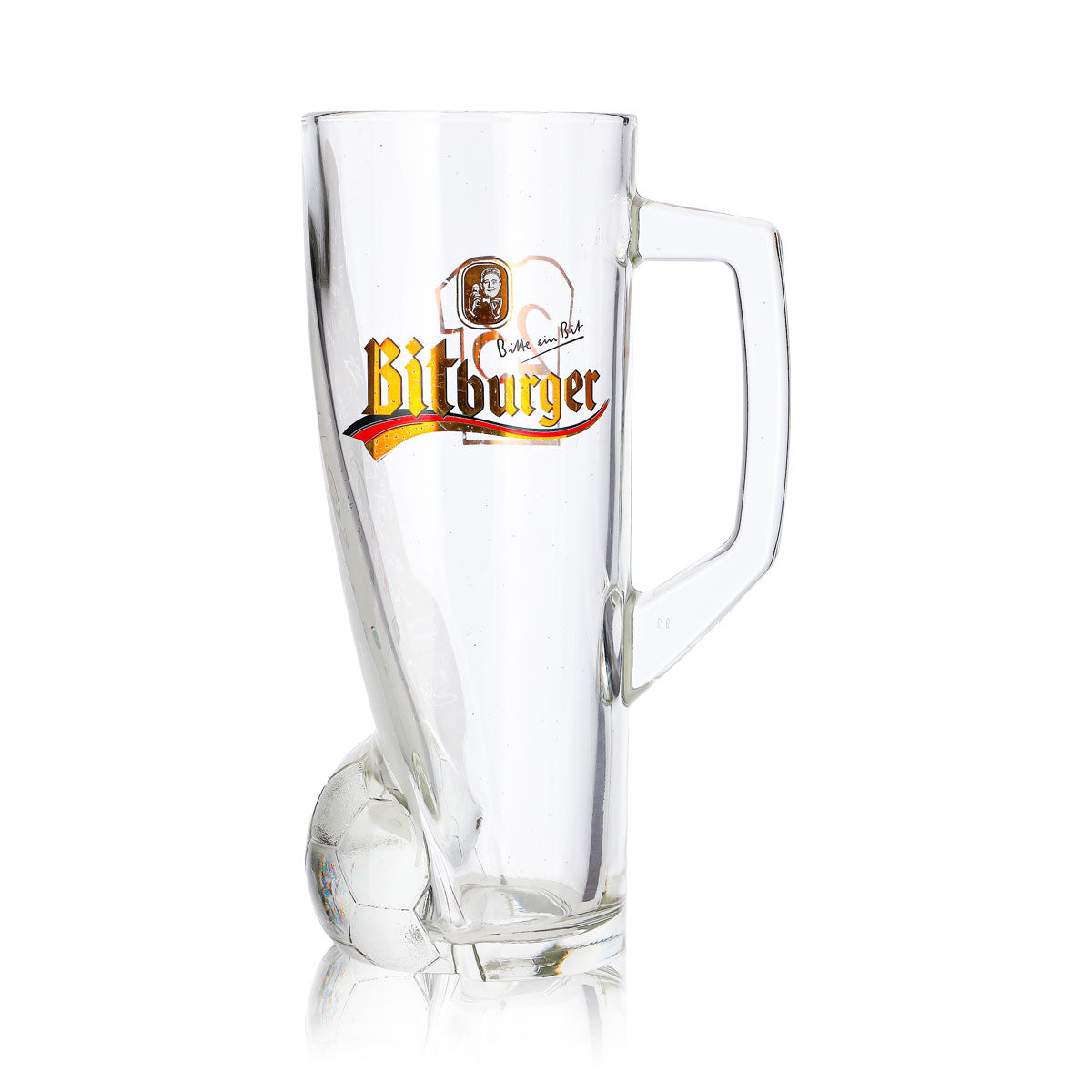 Bitburger Beer Glass, 0.4 L Mug, DFB Premium, Non-Alcoholic, Jersey Number 23 – View 2