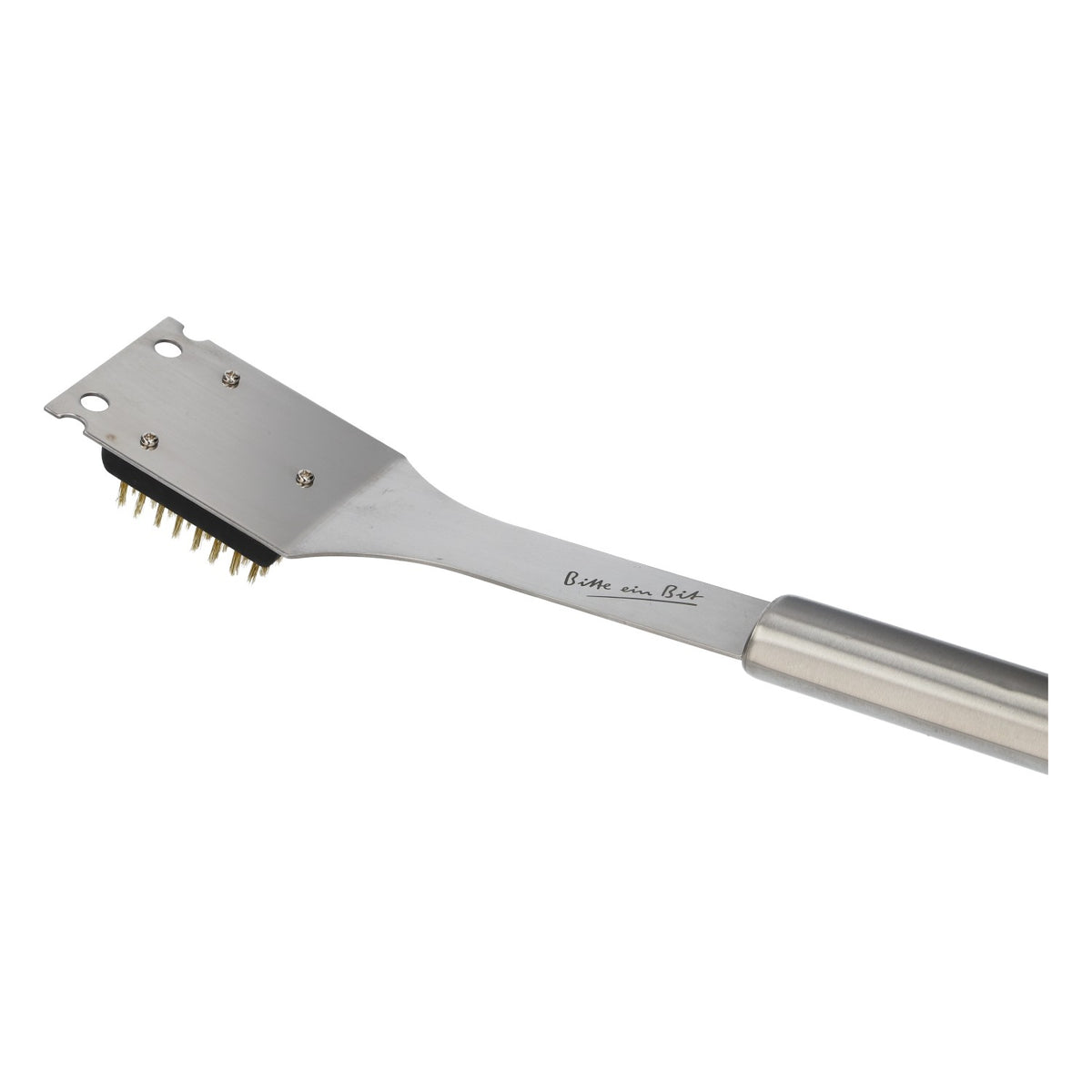 Bitburger Beer BBQ Brush, Stainless Steel, 41 cm, with "Bitte ein Bit" Engraving – View 3