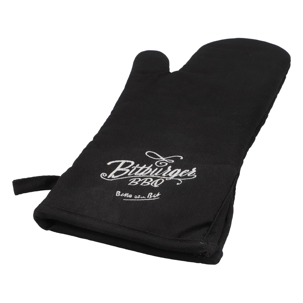 Bitburger Beer Barbecue Glove BBQ Barbecue Accessories Black "BBQ"