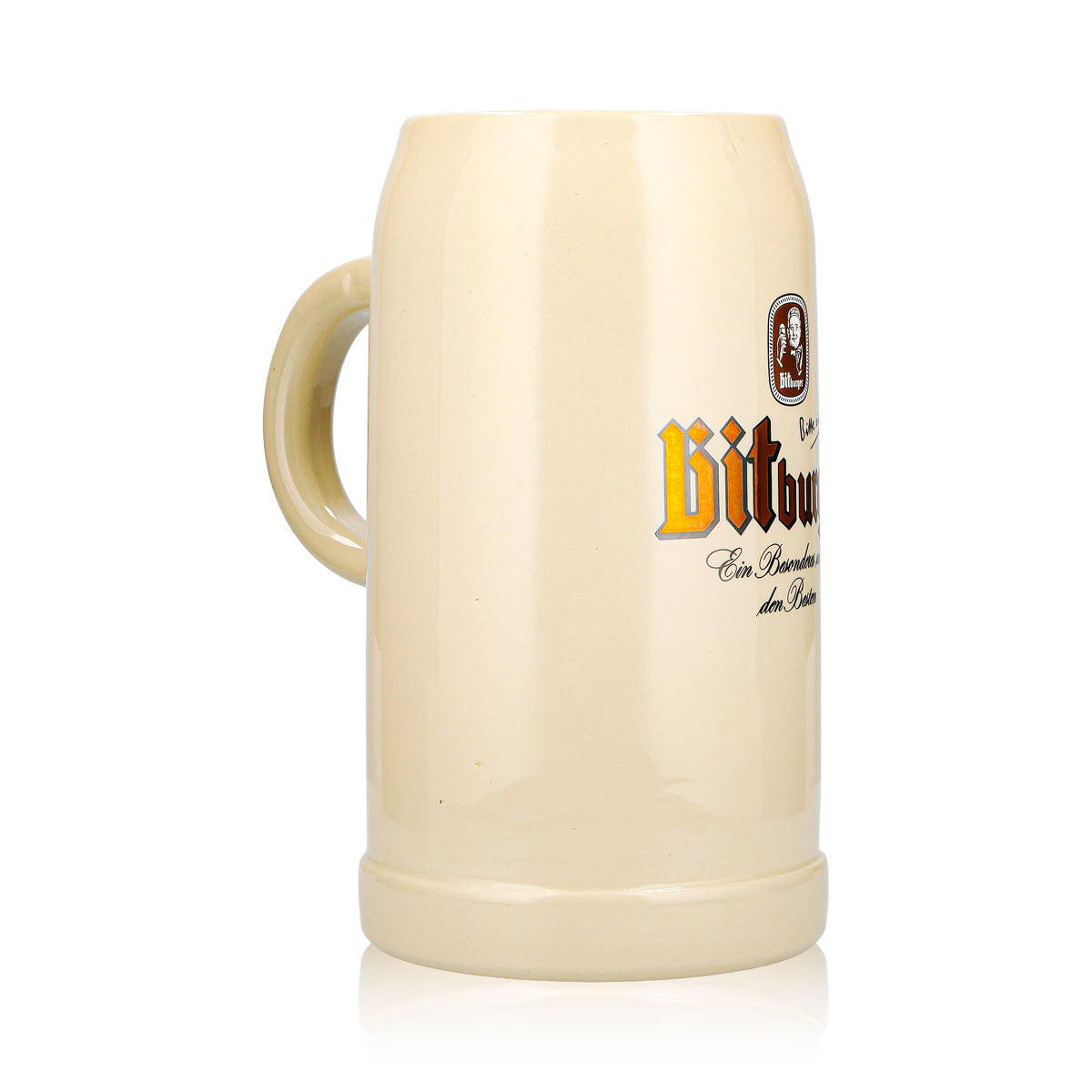 Bitburger Beer Mug, 3 L, XXXL, Earthenware, Seidel Brewery – View 2