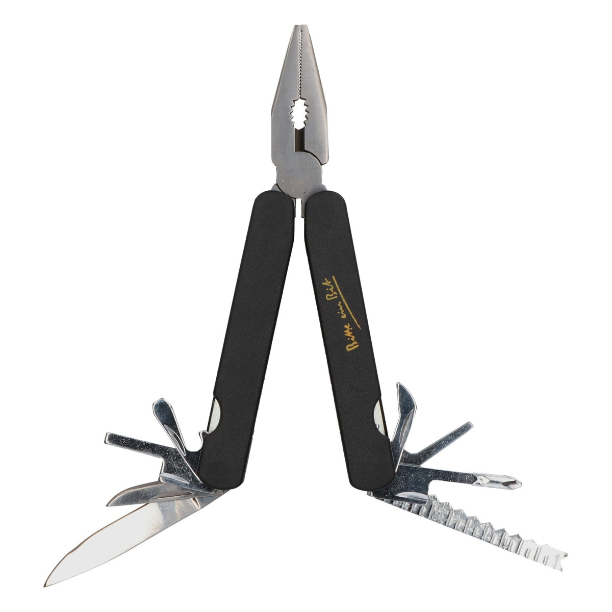 Bitburger Multifunction Tool with Pouch – Stainless Steel Pocket Knife, Tool, Beer