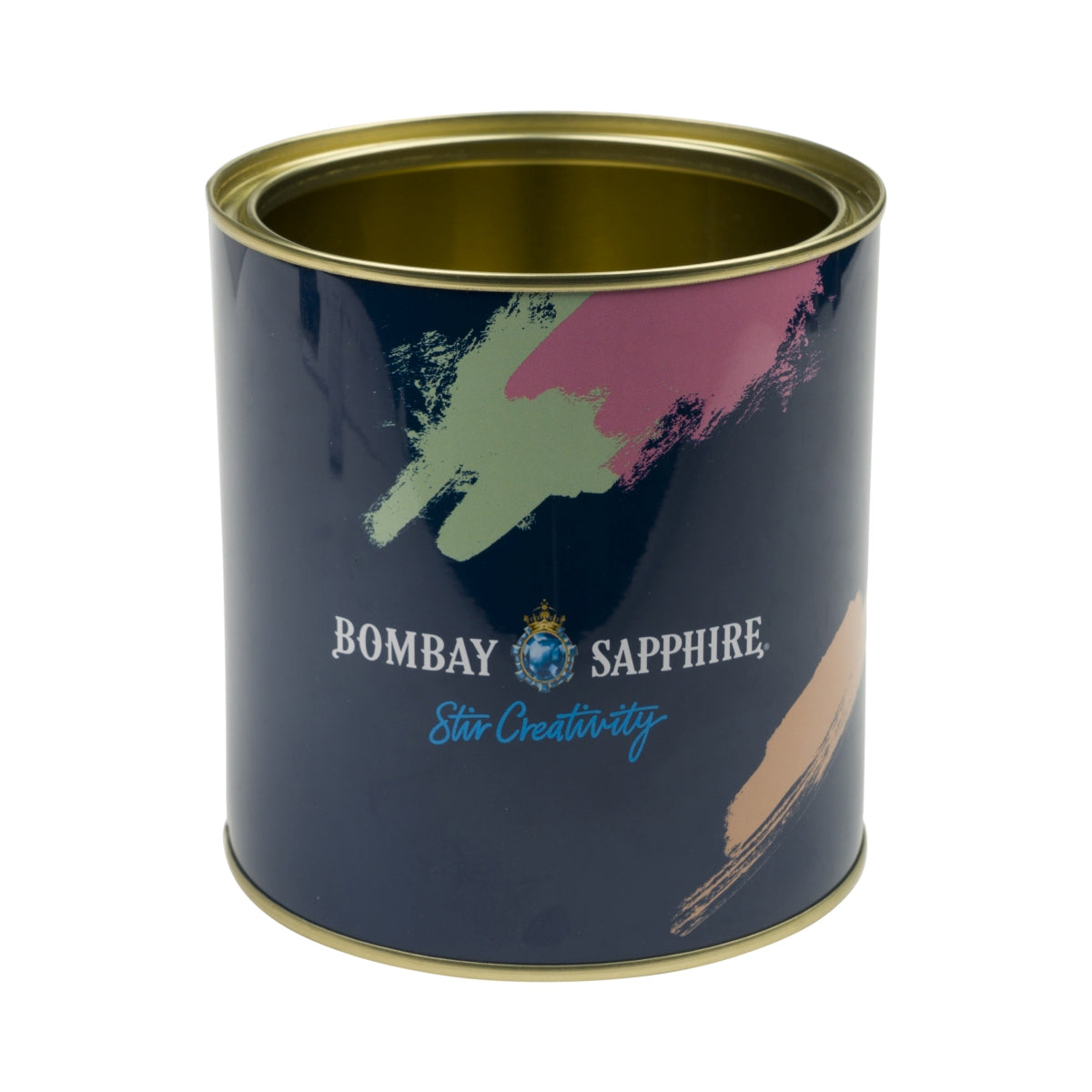 Bombay Sapphire Gin Tin "Stir Creativity" Metal Decorative Box Cutlery Tray – View 3
