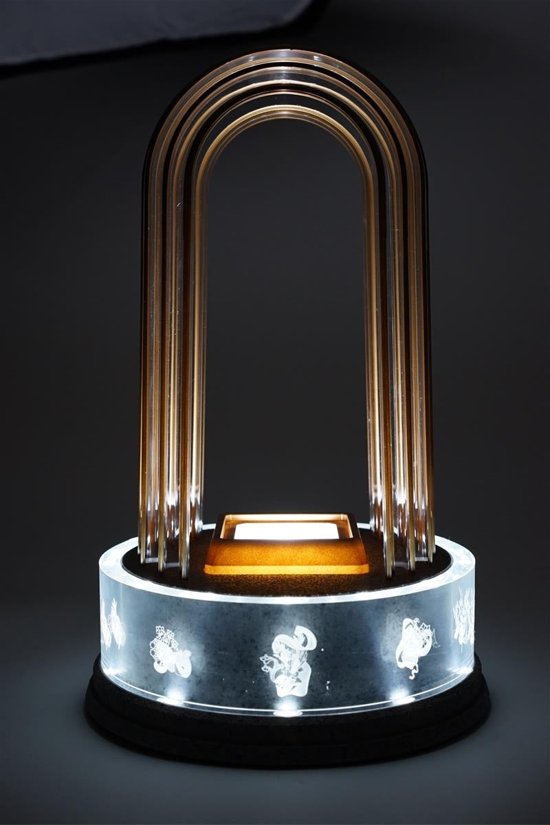 Bombay Sapphire Gin LED Neon Sign Glorifier Cage Presenter 0.7L Bottle