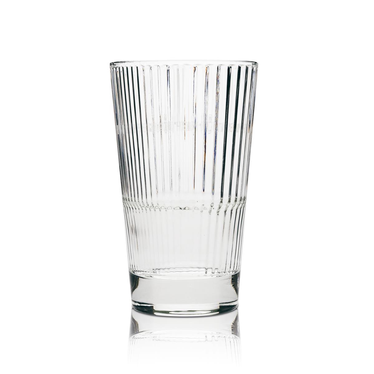 Bombay Sapphire Glasses, Set of 6, 0.4 L Long Drink Glass, Timeless Relief Gin and Tonic – View 4