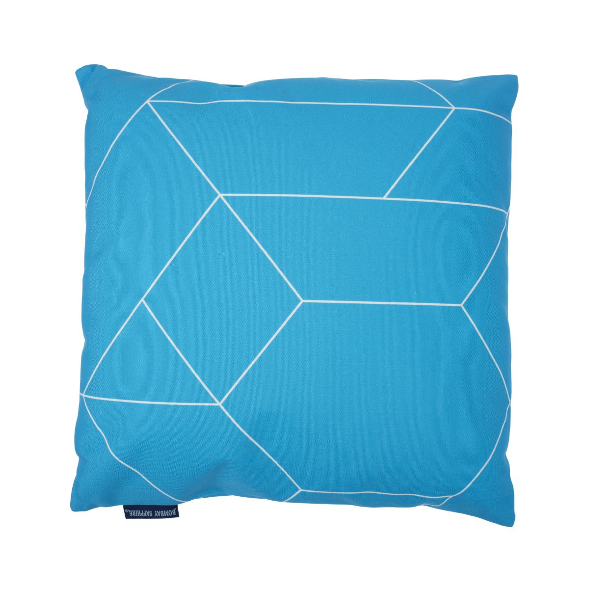 Bombay Sapphire cushion 40x40cm reversible cushion blue mid decorative sofa outdoor lounge – View 2