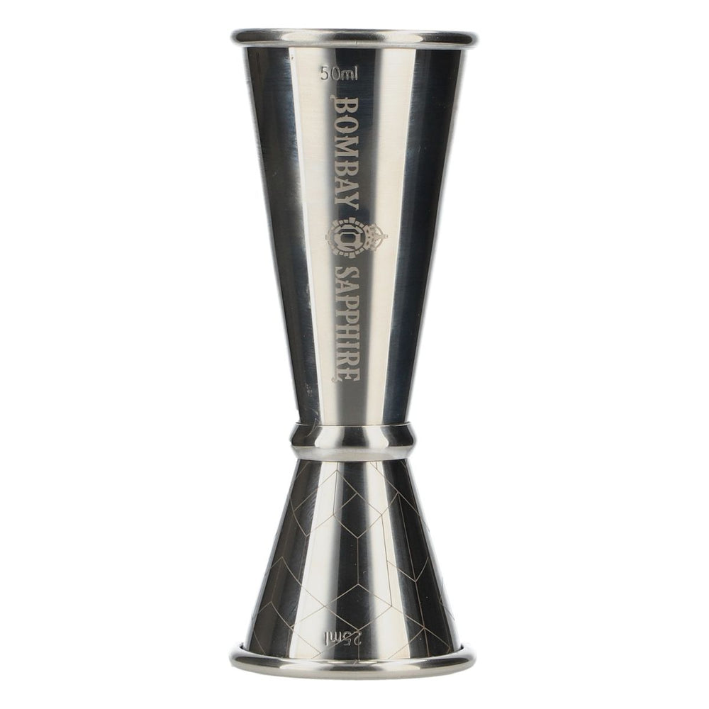 Bombay Sapphire Jigger Bonzer Barware Silver Stainless Steel Bar Accessories