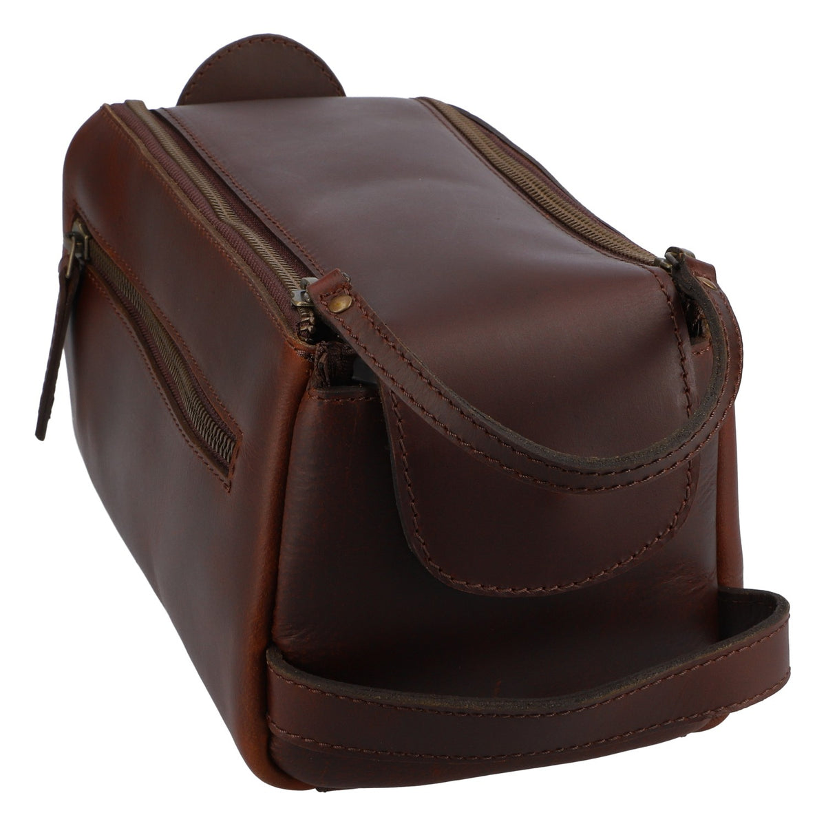 Botucal Rum Bag Genuine Buffalo Leather Leather Bag Work Bag Office Bag Brown 26x12x13 cm – View 5