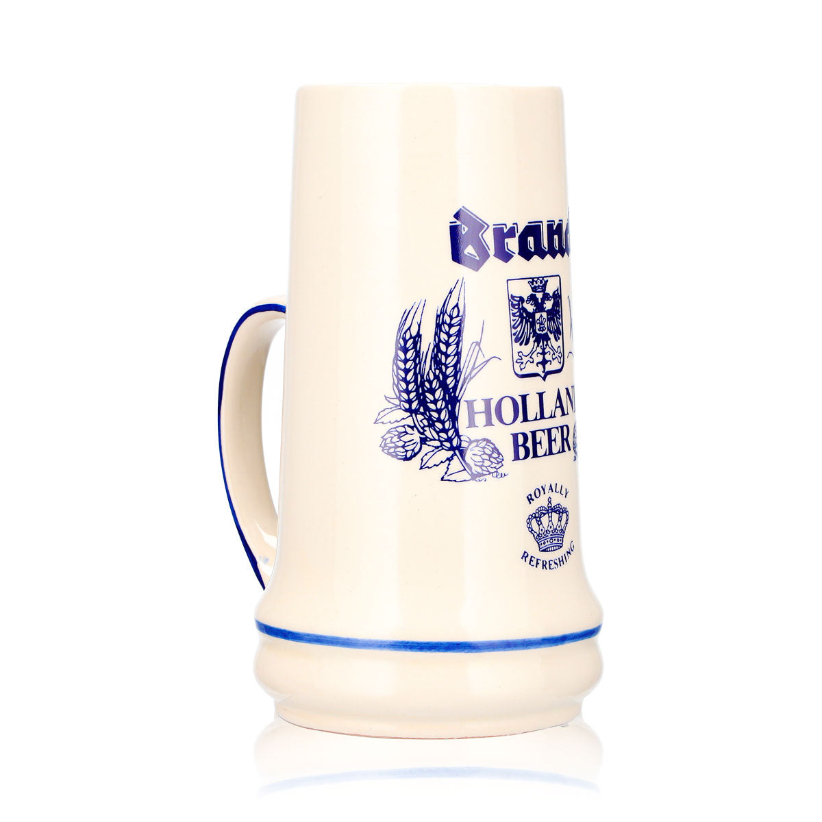 Brand Beer Glass Clay Jug 0.55 L Beer Stein Holland Royally Refreshing Ceramic – View 3