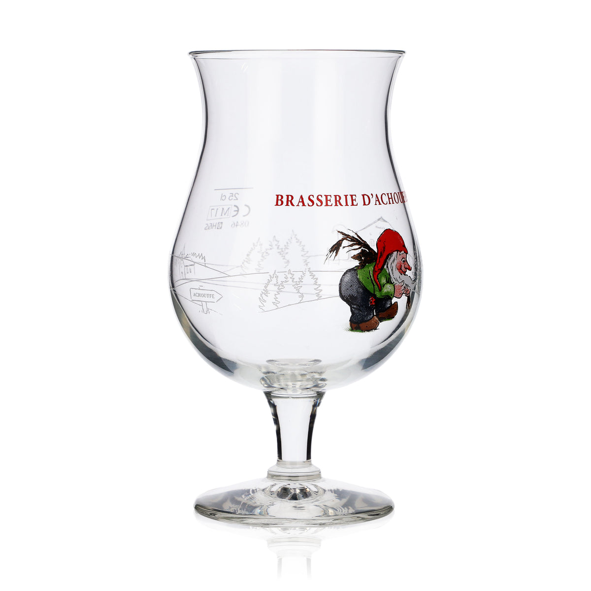 Brasserie D'Achouffe Glass 0.25l Craft Beer Trophy Glasses Brewery Belgium Dwarf Gnome – View 2