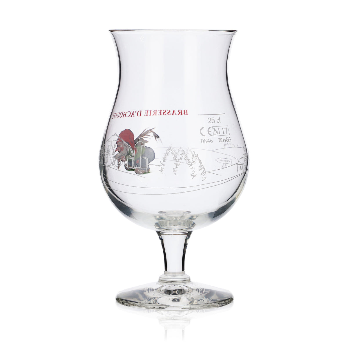 Brasserie D'Achouffe Glass 0.25l Craft Beer Trophy Glasses Brewery Belgium Dwarf Gnome – View 4
