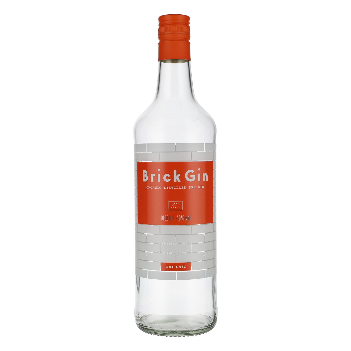 Brick Gin display bottle EMPTY decorative bottle display bottle 1l