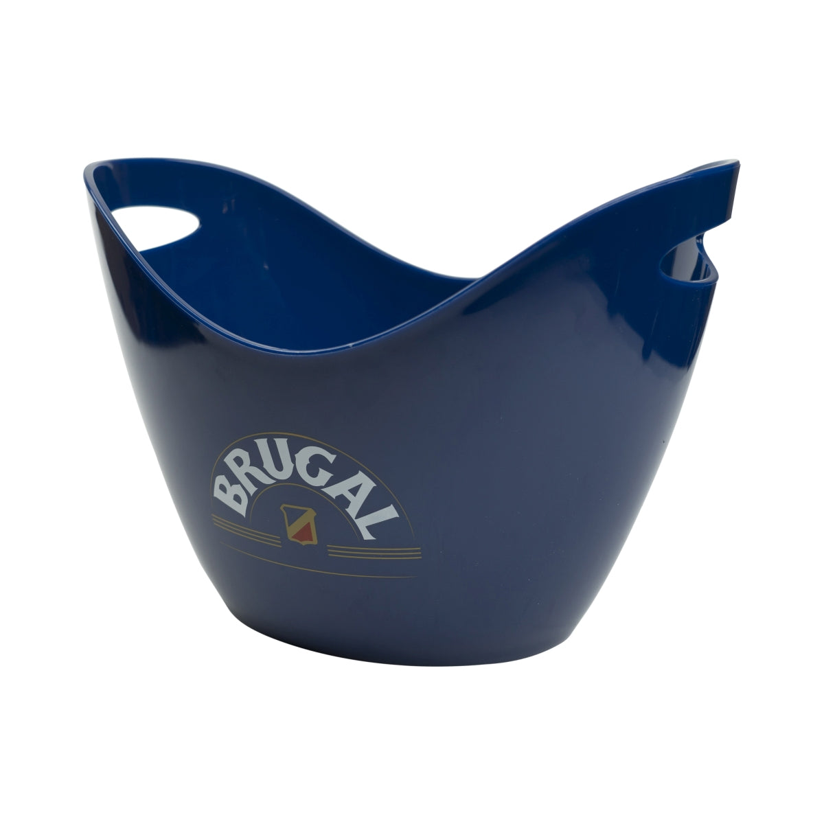 Brugal Rum Cooler Ice Box Bottle Ice Cube Container Blue Single Bucket Ice Cooler