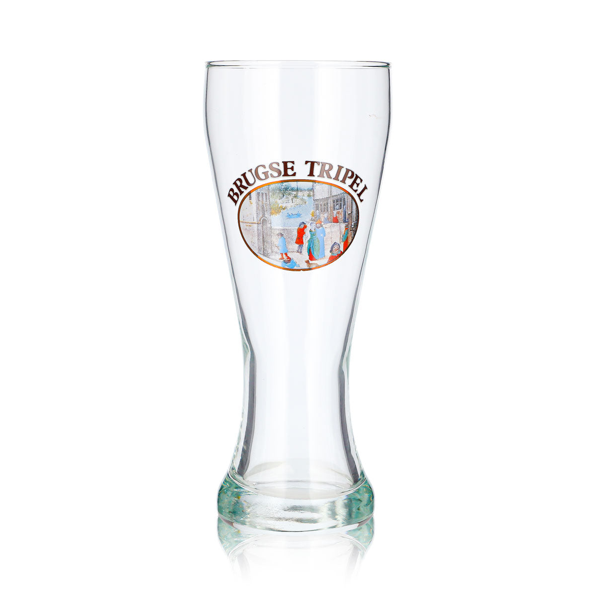 Brugse Tripel Beer Glass, 0.6 L, Goblet, Street Scene