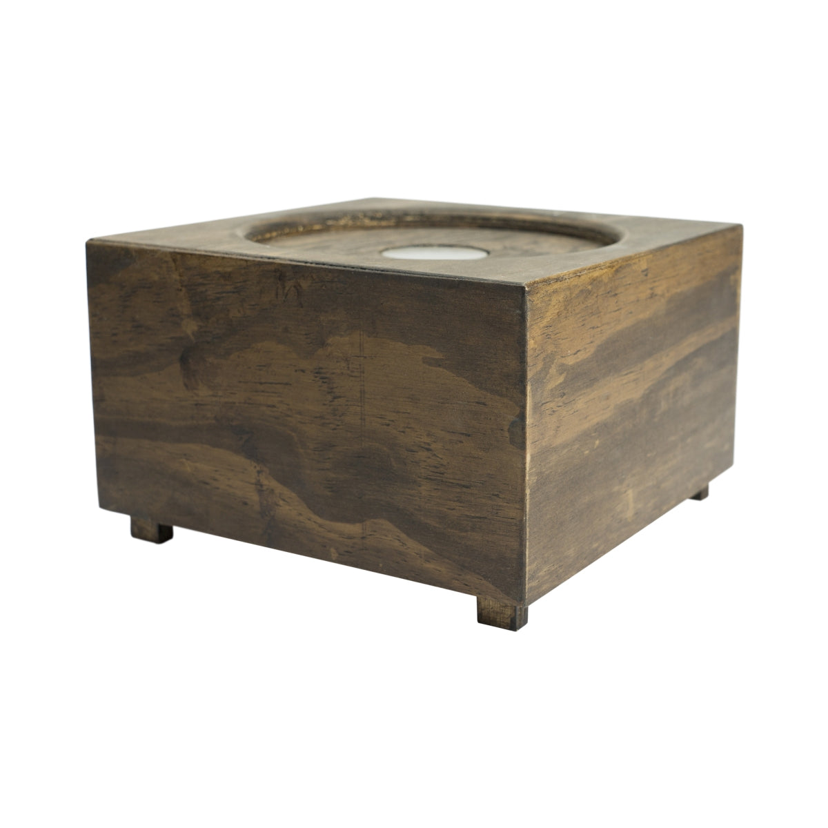 Bulleit Whiskey Glorifier Wooden Box with Lamp Display Stand Decoration Bar Wood – View 2