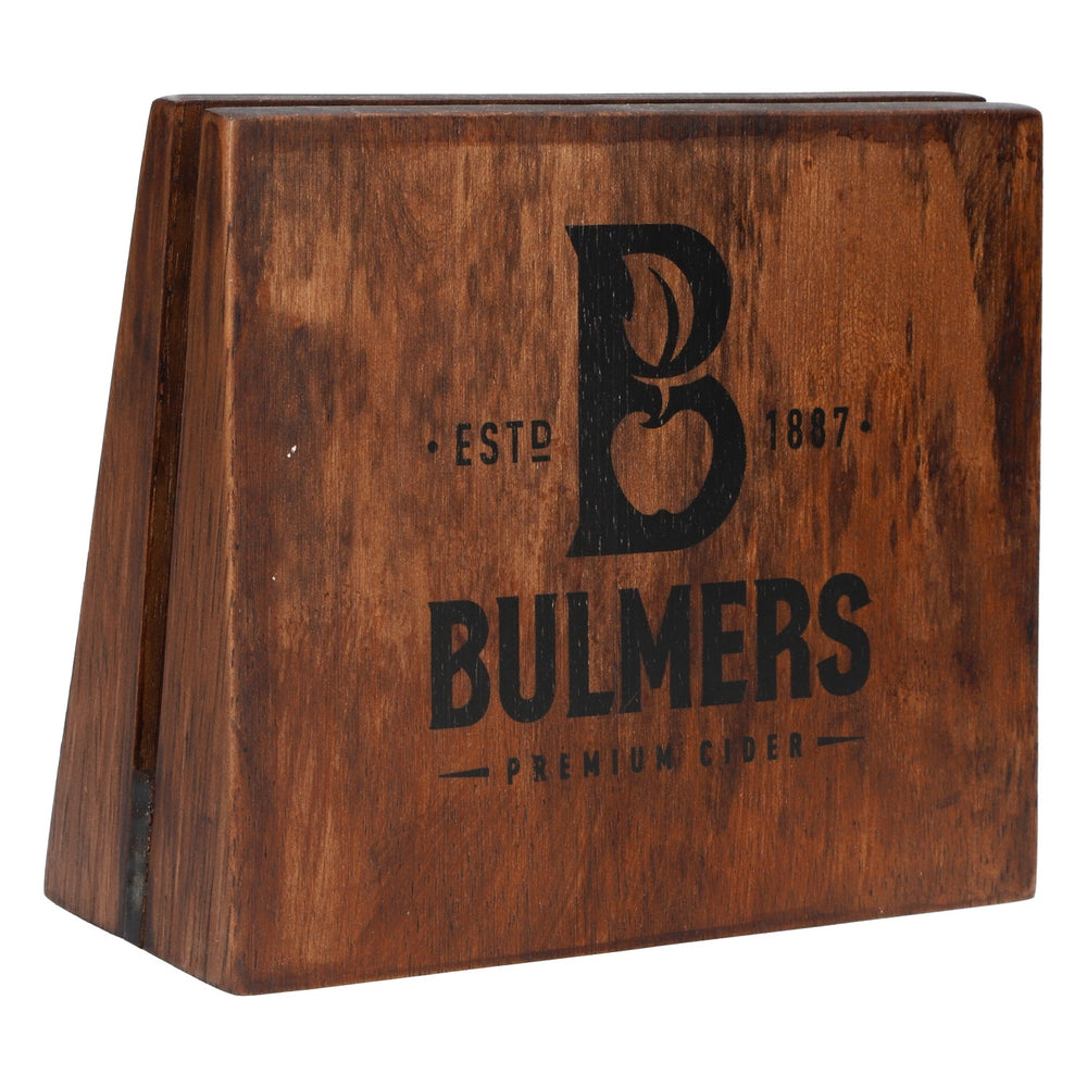 Bulmers card holder table display advertising display flyer holder gastro pub