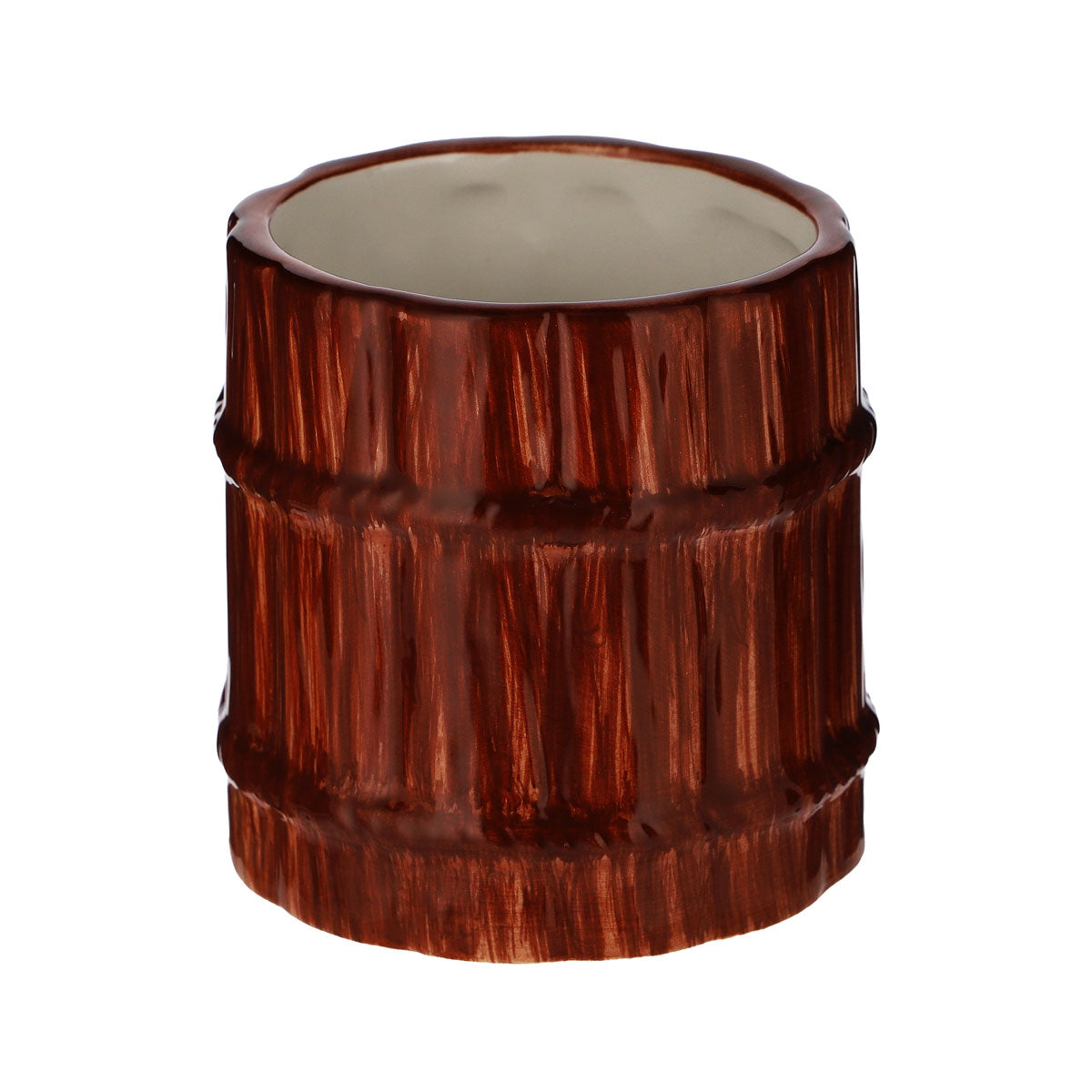 Bumbu Rum Glass 0.34l Mug Ceramic mug, rum barrel, sugar cane look – View 2