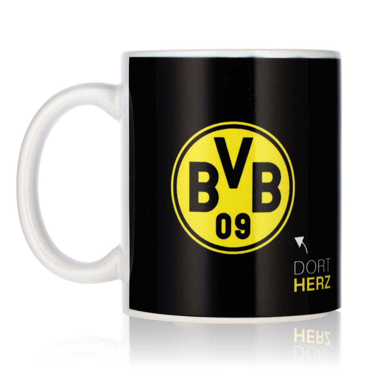 BVB Merchandise Miscellaneous Glass 0.36 L Coffee Mug with BVB Logo, Ceramic Mug