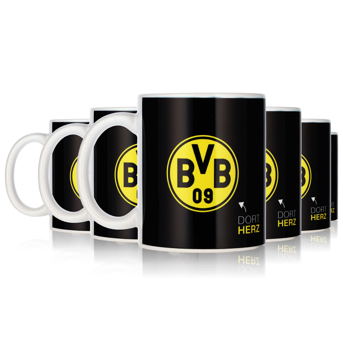 BVB Merchandise Miscellaneous Glass 0.36 L Coffee Mug with BVB Logo, Ceramic Mug – View 5