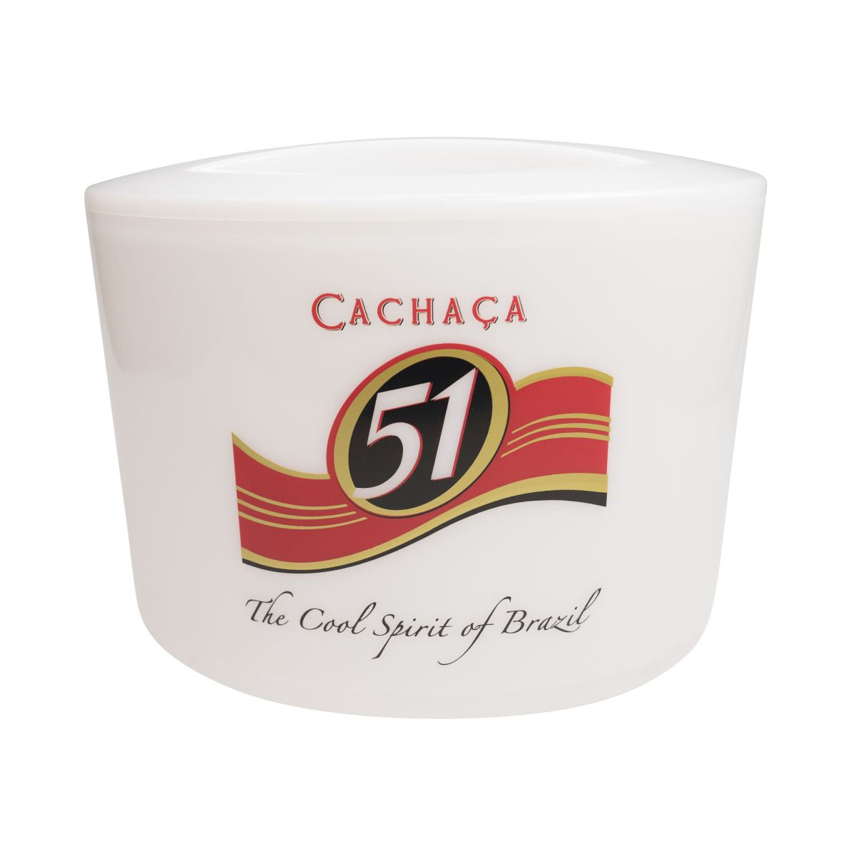 Cachaca 51 bottle cooler with lid Ice cube tray Ice box Beverage cooler – View 2