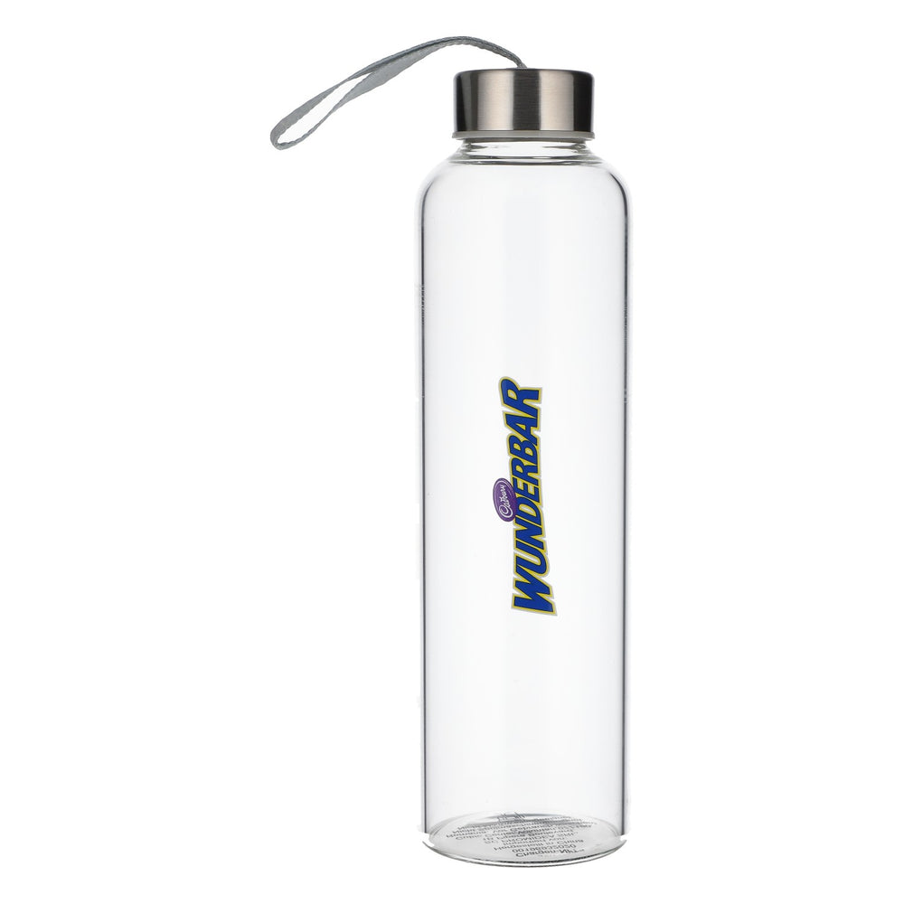 Cadbury Food Real Glass Drinking Bottle Sports Bottle 0.6l