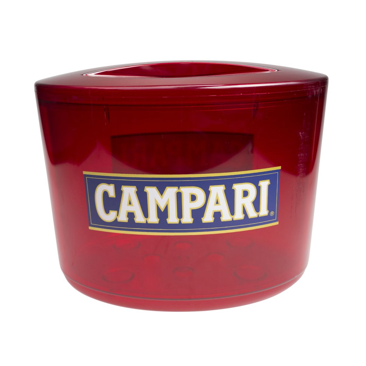 Campari bottle cooler with lid Ice box Beverage cooler Ice cube tray – View 2