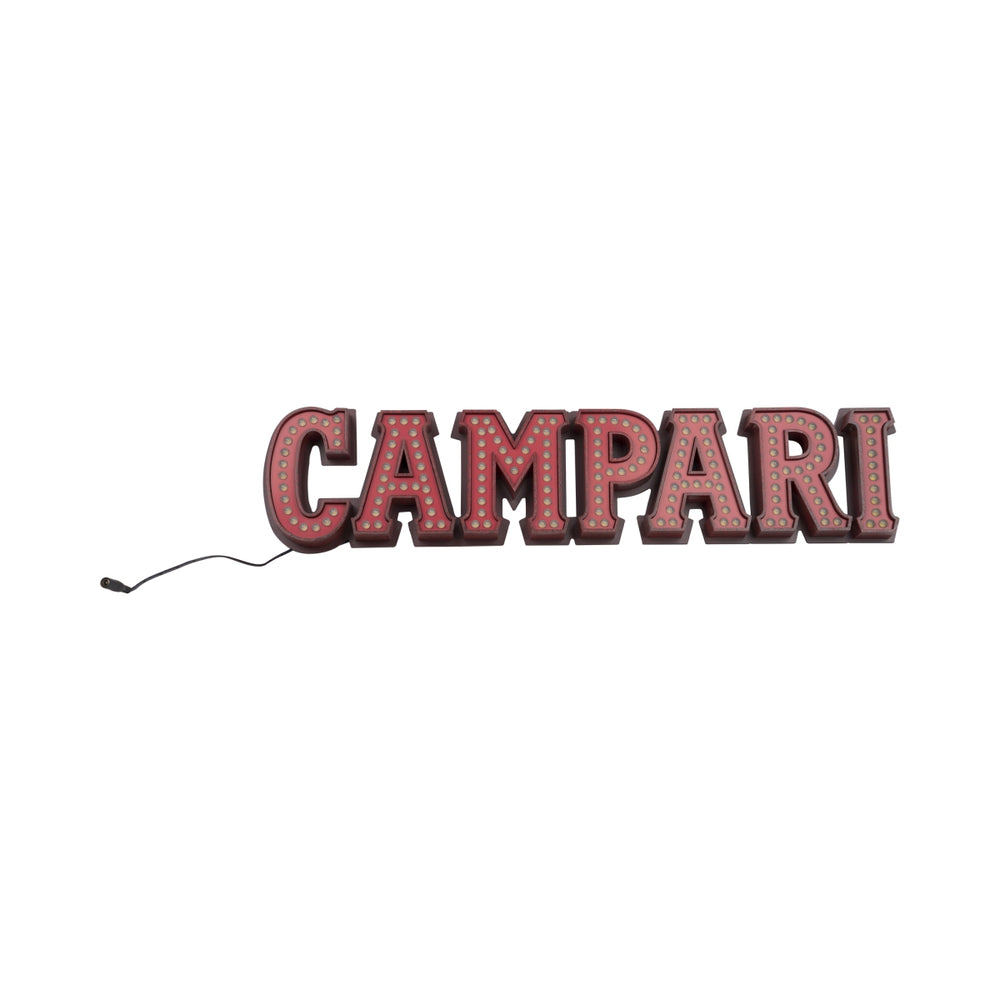 Campari Negroni neon sign letters red LED sign advertising board wall sign