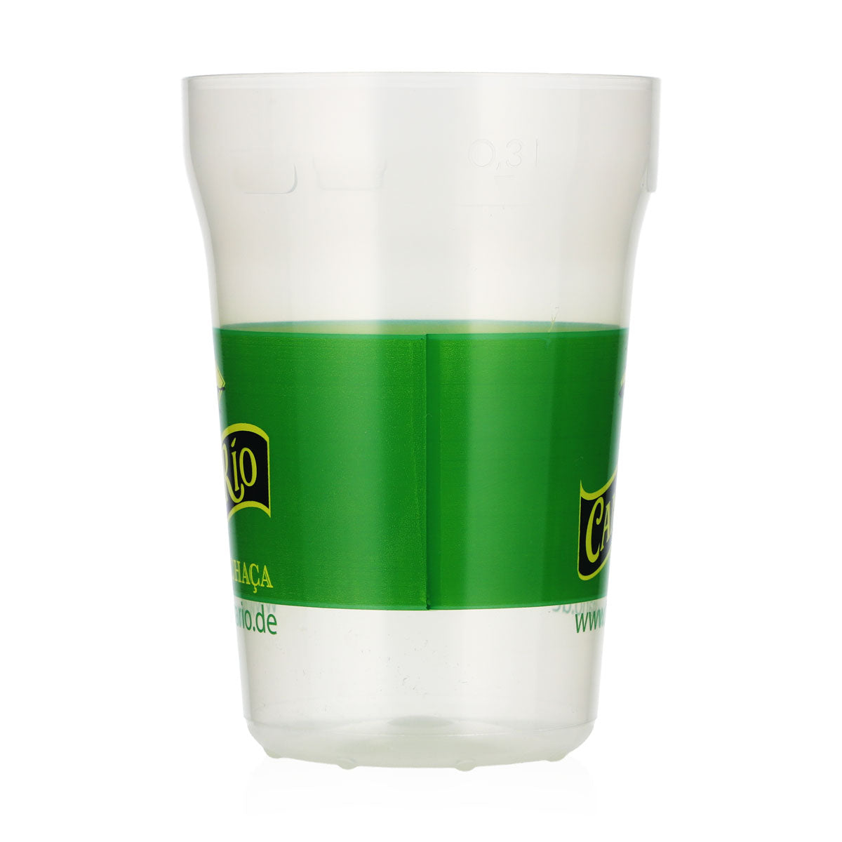 Canario Rum Glass 0.3 L Plastic Brazil Reusable Cup – View 3