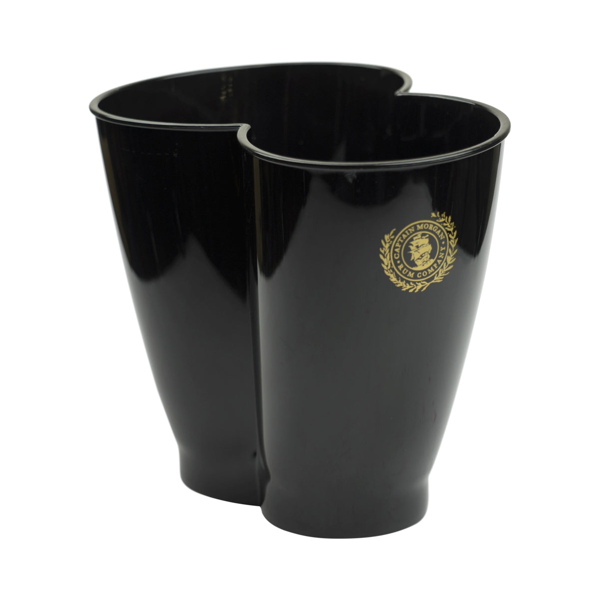 Captain Morgan Cooler Bucket Bar Container Ice Box Black Bottle Gold Captain Ice Cooler