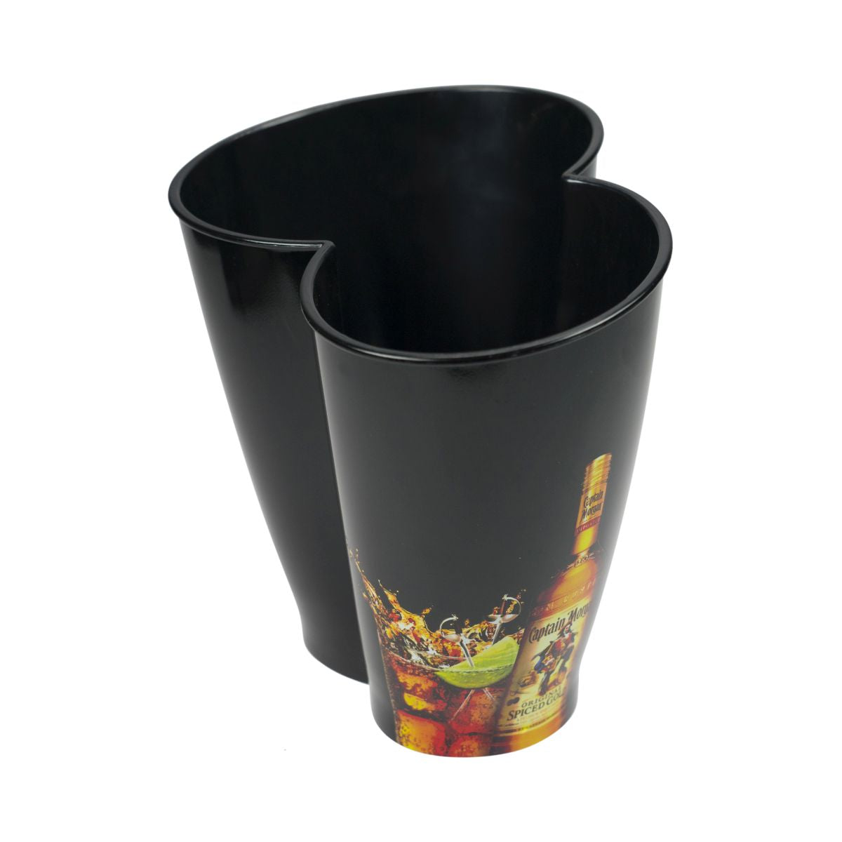 Captain Morgan Cooler Ice Bucket Black for Bottles Drinks Captain & Cola – View 2