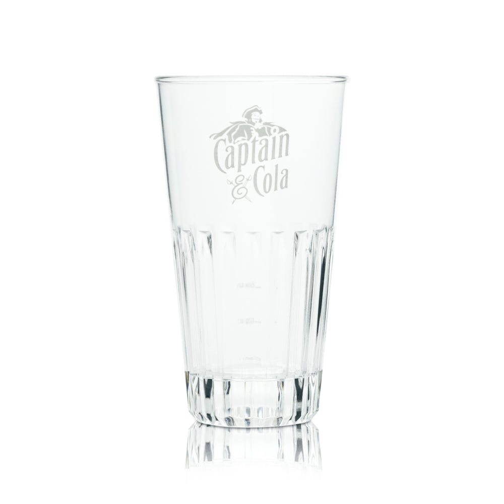 Captain Morgan Plastic Cup Glass 0.2l Long Drink Reusable Plastic Glasses Rialto
