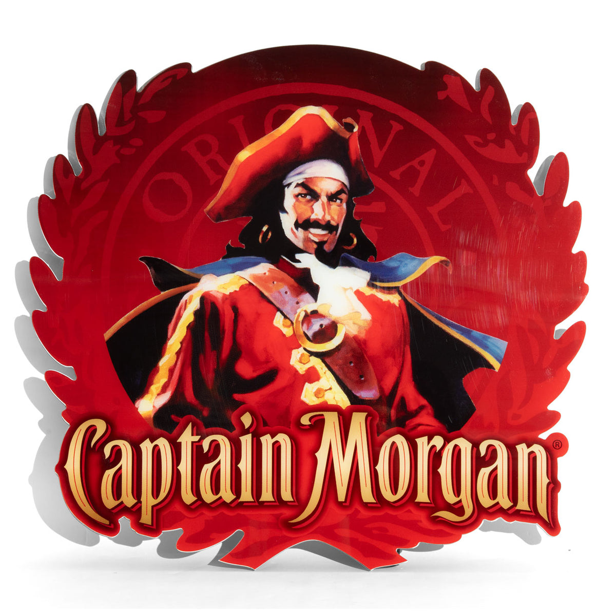 Captain Morgan Neon Sign LED Luminated Wall Sign Wall Decoration Bar Decoration 57x53cm – View 2