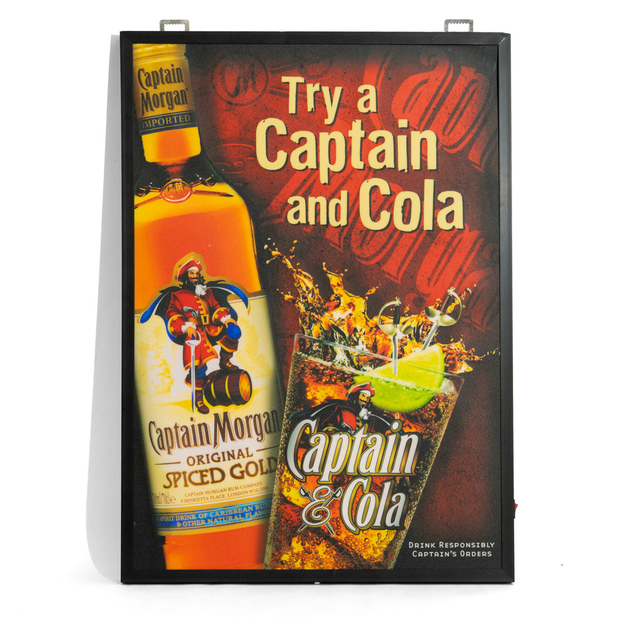 Captain Morgan Neon Sign Luminated LED Wall Sign Wall Decoration Bar Decoration Merchandise