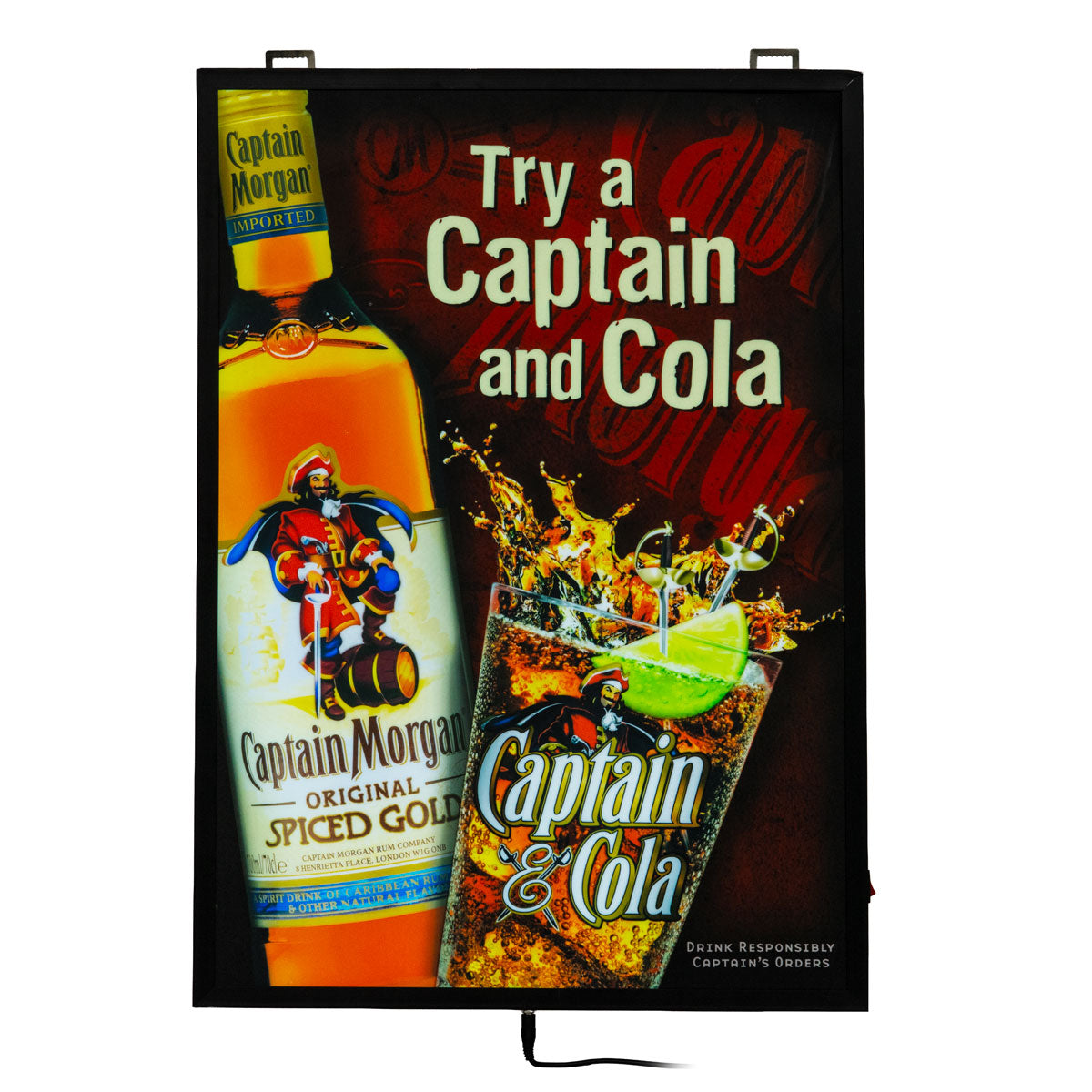 Captain Morgan Neon Sign Luminated LED Wall Sign Wall Decoration Bar Decoration Merchandise – View 2