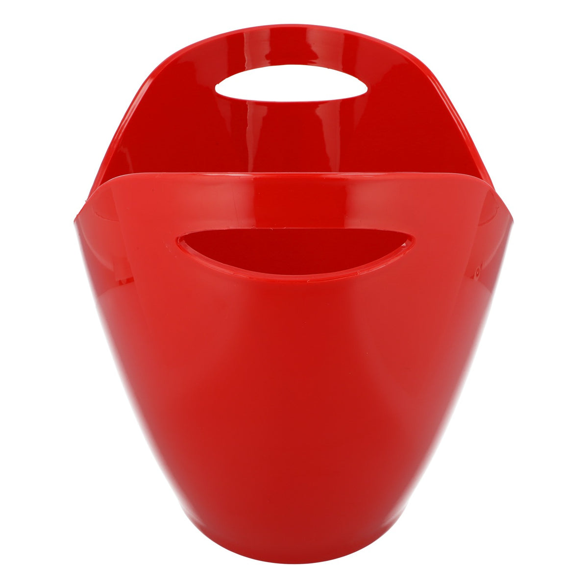 Captain Morgan Rum Bottle Cooler Ice Bucket Red with White Logo on Both Sides – View 3
