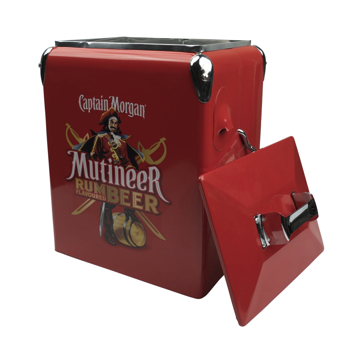 Captain Morgan Rum Cooler Retro Cooler Red Mutineer Rumbeer Cooler Beer – View 2