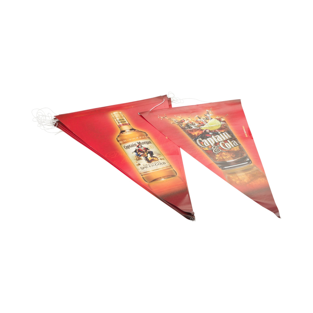 Captain Morgan Rum Paper Chain Pennant Flag Party Hanging Garland Cardboard – View 3