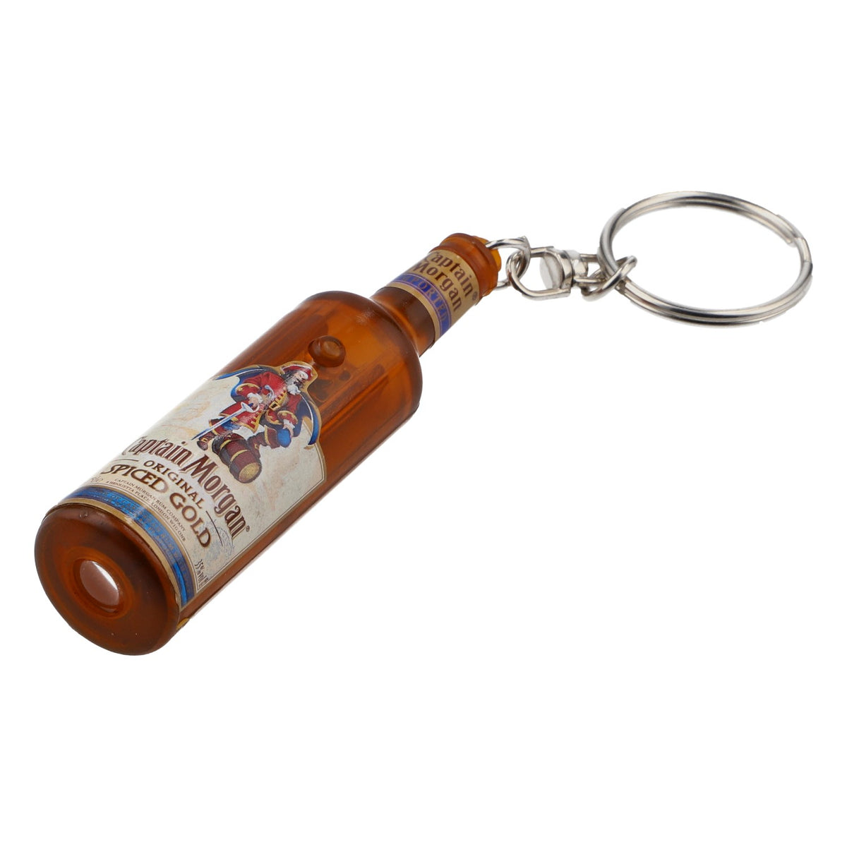 Captain Morgan Rum Keychain, LED, Spiced Gold – View 2