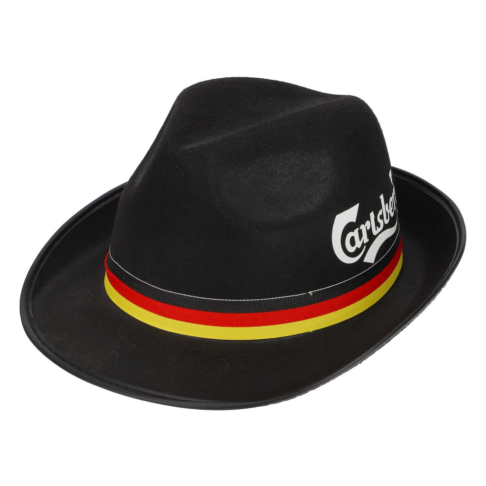 Carlsberg Beer Hat Panama Hat Fan Hat Soccer Euro 2016 Germany Black