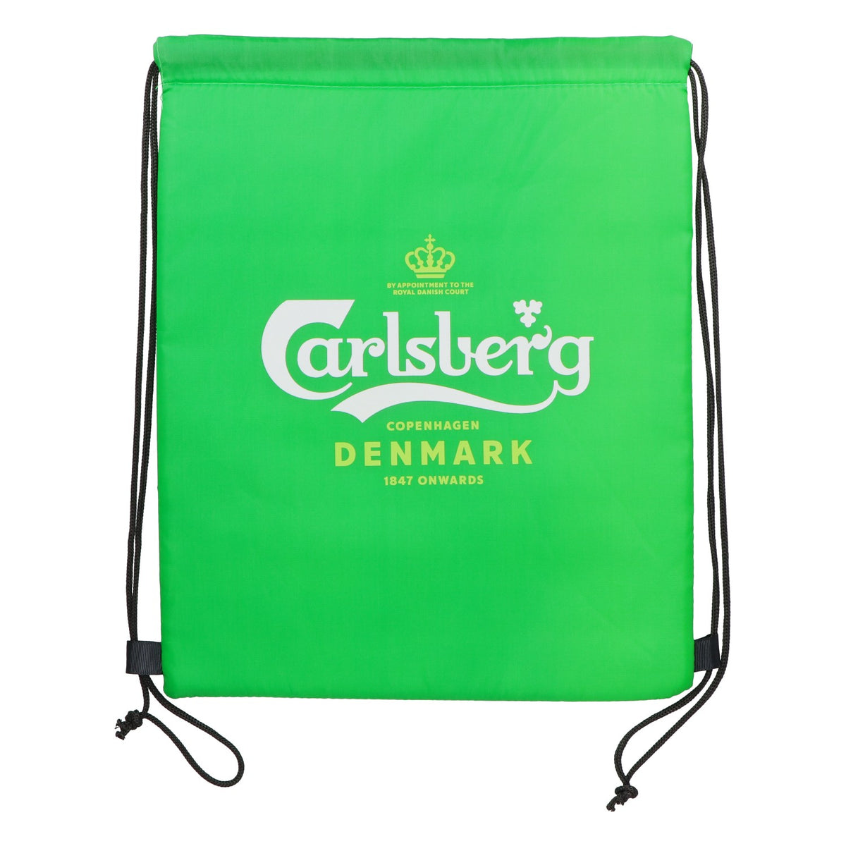 Carlsberg Beer Tote Bag, Green, Drawstring Bag, Fan Merchandise