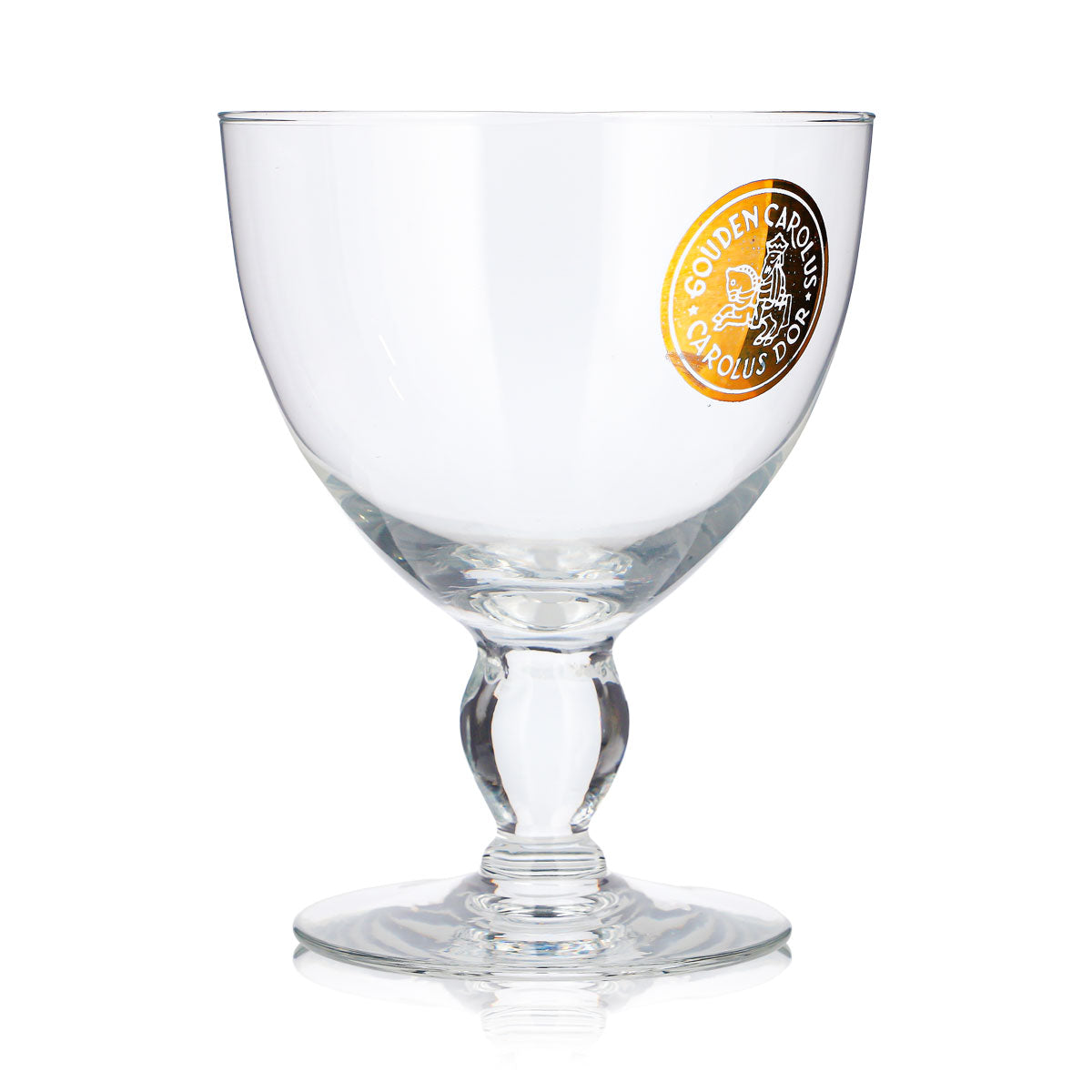 Carolus Beer Glass 0.47 L Goblet with Golden Logo – View 3