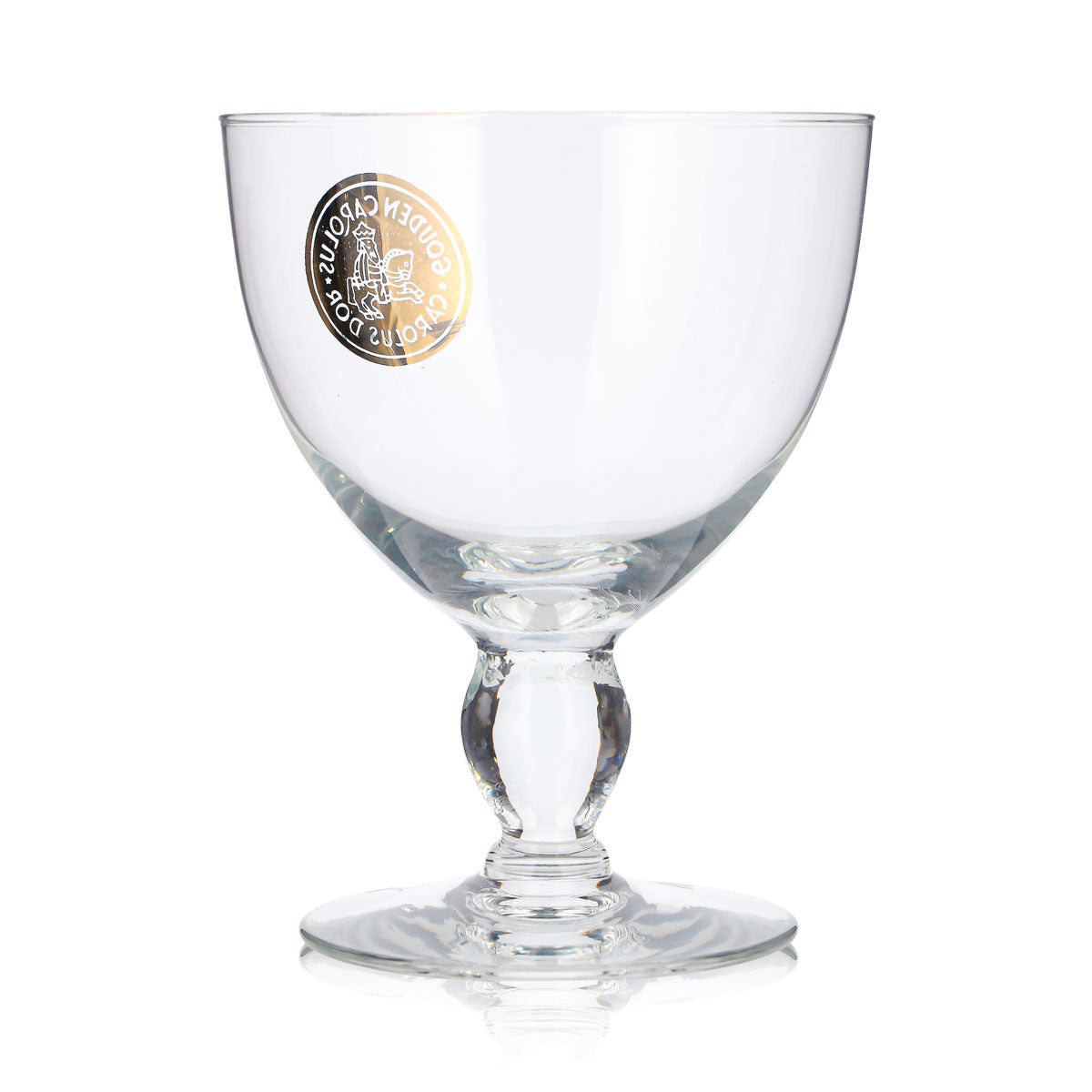 Carolus Beer Glass 0.47 L Goblet with Golden Logo – View 4